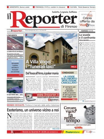 A Villa Vogel i âfunerali laiciâ - Il Reporter