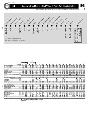 Glauburg-Stockheim Bad Vilbel Frankfurt Hauptbahnhof ... - traffiQ