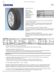 EnergyÃ¢âÂ¢ Saver A/S MSPN: 03458 Size: P225/50R17 ... - Mr. Tire