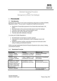 Management of Body Fluid Spillages V2