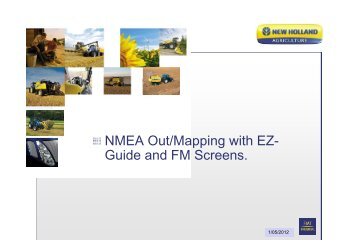 NMEA Out_Mapping with EZ-Guide_FM Displays .pdf - New Holland ...