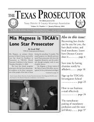 Texas District & County Attorneys Association