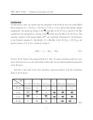 PHYâ396 T: SUSY Solutions for problem set #10. Problem 1(a): As ...