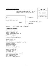 In re Apollo Health Street, Inc., case no. - United States Bankruptcy ...