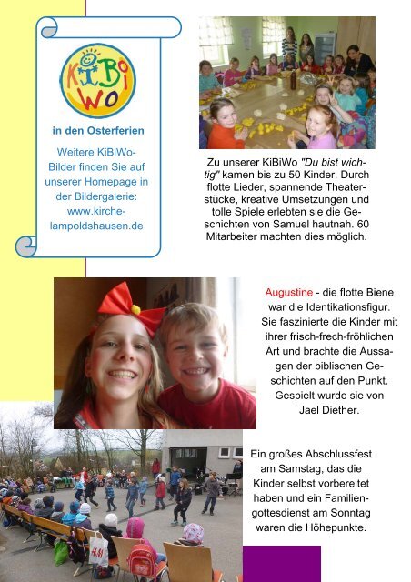 Den Gemeindebrief Sommer 2013 - Evangelische Kirchengemeinde ...