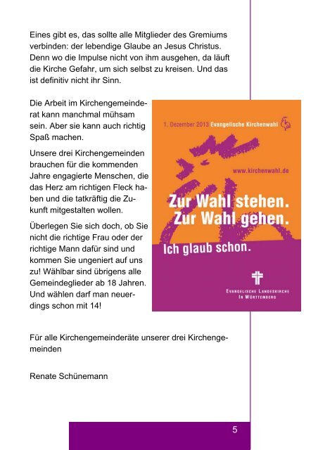 Den Gemeindebrief Sommer 2013 - Evangelische Kirchengemeinde ...