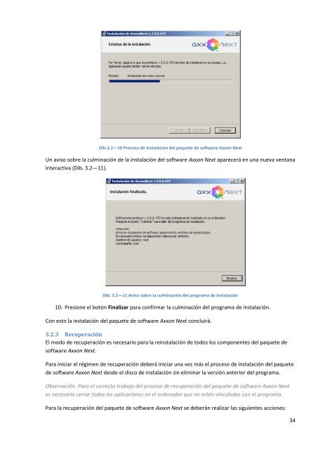 Paquete de Software Axxon Next MANUAL DE USUARIO AxxonSoft ...
