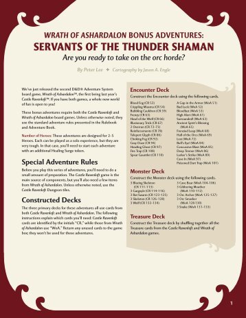 ServantS of the thunder Shaman