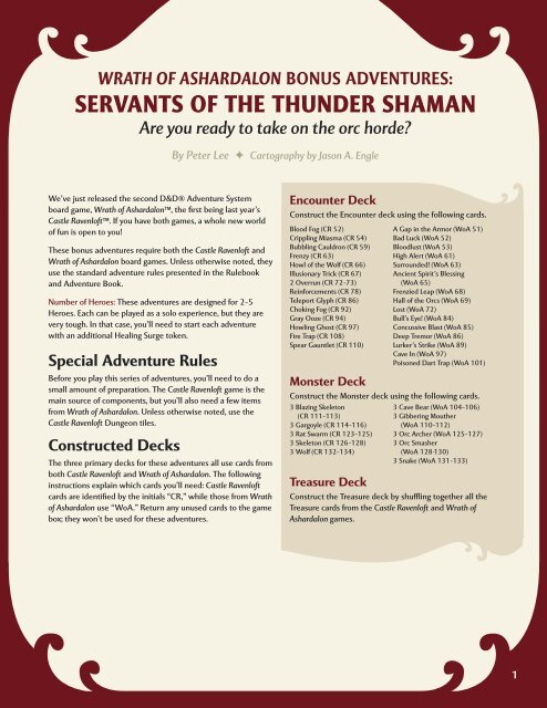 Servants Of The Thunder Shaman Servants Of The Thunder Shaman