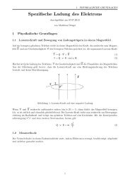 Spezifische Ladung des Elektrons - auf Matthias-Draeger.info