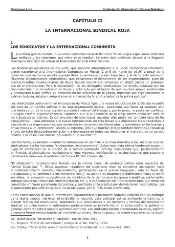 CAPÍTULO II LA INTERNACIONAL SINDICAL ROJA - masas.nu