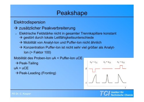 Instrumentelle Methoden Teil 2: Kapillarelektrophorese - TCI @ Uni ...