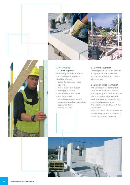 SILKA calcium silicate elements - Xella UK