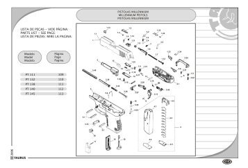 lista de peÃ§as - vide pÃ¡gina: parts list - see page - Taurus