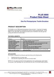 Plus 9000-PDS-English (.PDF) - MacDermid Autotype