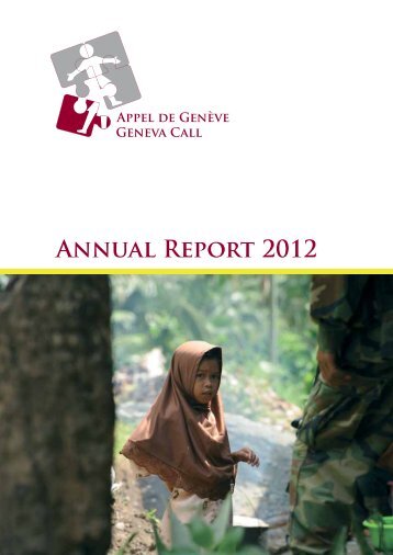 Annual Report 2012 - Geneva Call