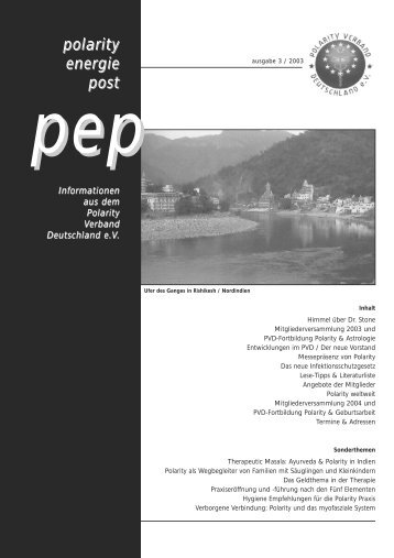 PEP Nr. 3 2003 - Polarity-Verband Deutschland eV