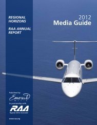 2012 Media Guide - Regional Airline Association