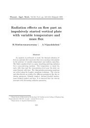 Radiation effects on flow past an impulsively started ... - doiSerbia