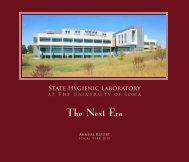 The Next Era - State Hygienic Laboratory - University of Iowa
