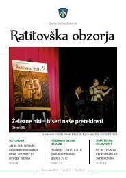 RatitovÅ¡ka obzorja (november 2012) - Å½elezniki