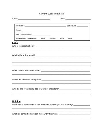 current event template health current event worksheet current event template health current event worksheet