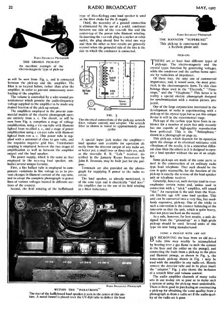 Radio Broadcast - 1927, May - 61 Pages, 4.9 MB ... - VacuumTubeEra