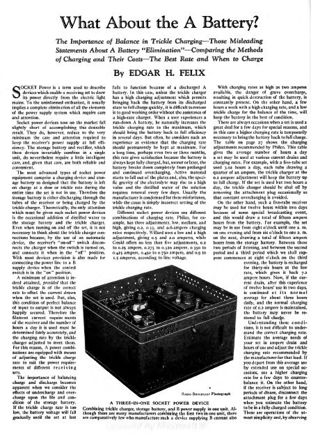 Radio Broadcast - 1927, May - 61 Pages, 4.9 MB ... - VacuumTubeEra