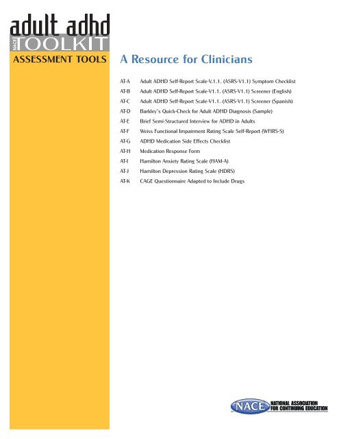 A Resource for Clinicians - National Association for Continuing ...