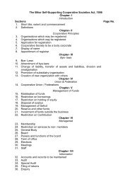 The Bihar Self-Supporting Cooperative Societies Act, 1996 Chapter ...