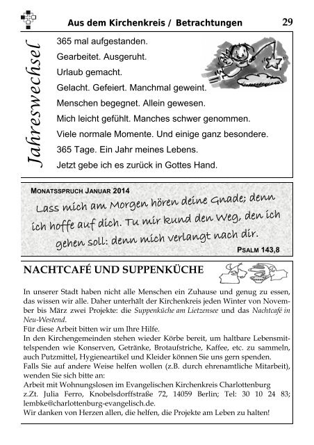 Dezember 2013/Januar 2014 - Kirchengemeinde Gustav-Adolf