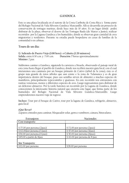 Finca AgroecoturÃ­stica El YÃ¼e - Eco-Index