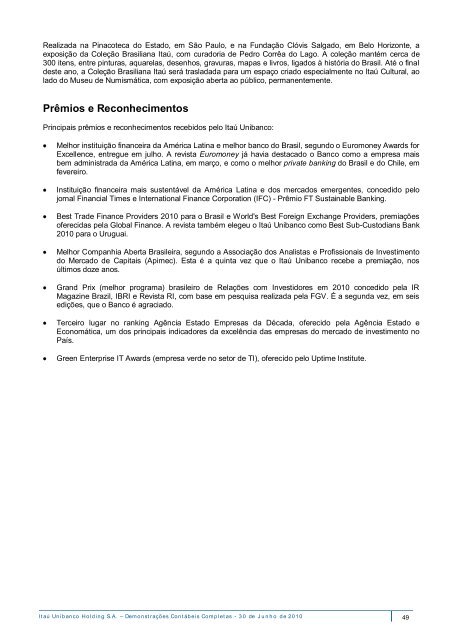 DCC300610.pdf - Relações com Investidores - Banco Itaú