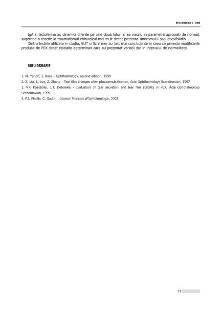 Interior 4_2005.qxd - Oftalmologia.ro