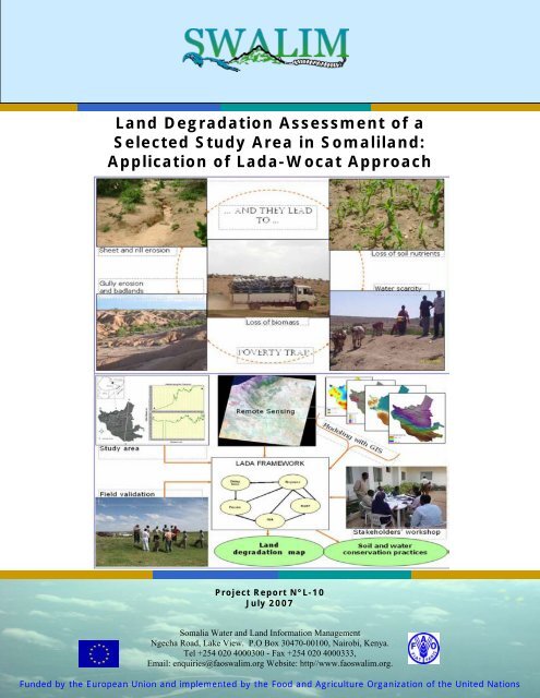 Land Degradation Assessment Of A Selected Study Area In ... - Swalim