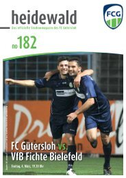 Mit guter Steuerberatung Geld sparen! - FC Gütersloh