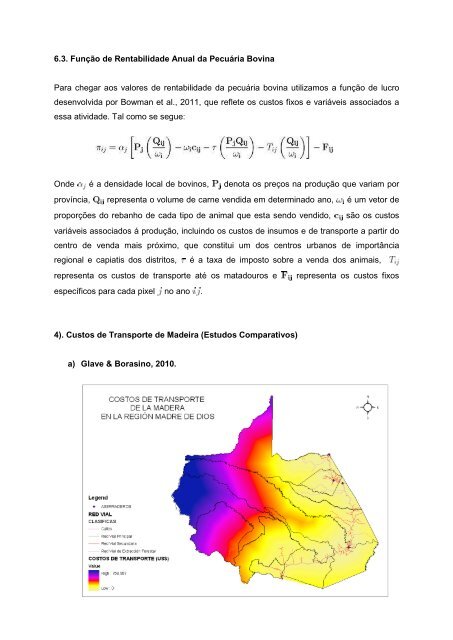 Modelagem da rentabilidade do uso da terra de pequenas ...