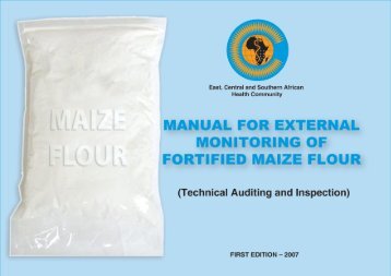 Manual for External Monitoring of Fortified Maize Flour - A2Z: The ...