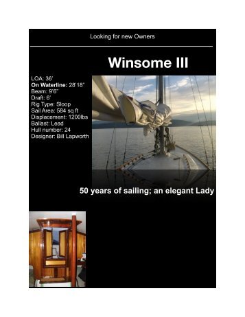 Winsome III - L-36 Fleet