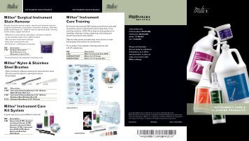 Instrument Care-Brochure - Integra Miltex