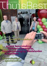 ThuisBest nummer 2 - juli 2013 - GroenWest