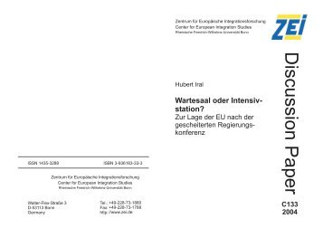 Discussion Paper - Archive of European Integration