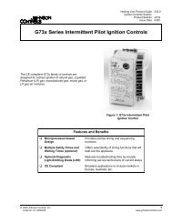 G73x Series Intermittent Pilot Ignition Controls ... - ShanControls