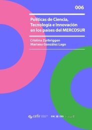 PolÃ­ticas de Ciencia, TecnologÃ­a e InnovaciÃ³n en los paÃ­ses ... - CEFIR