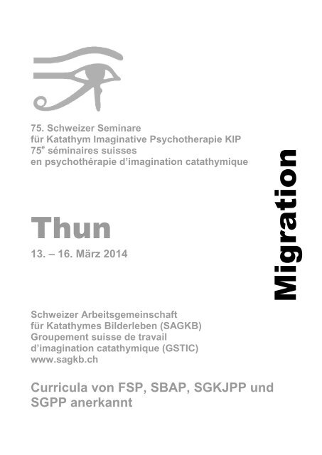 Katathym Imaginative Psychotherapie (KIP) - SAGKB Schweizer ...