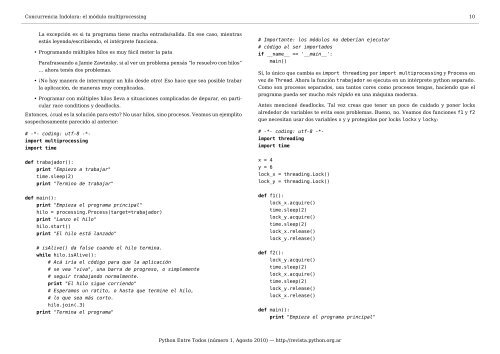 A4 apaisado, 2 columnas - PET: Python Entre Todos - Python ...