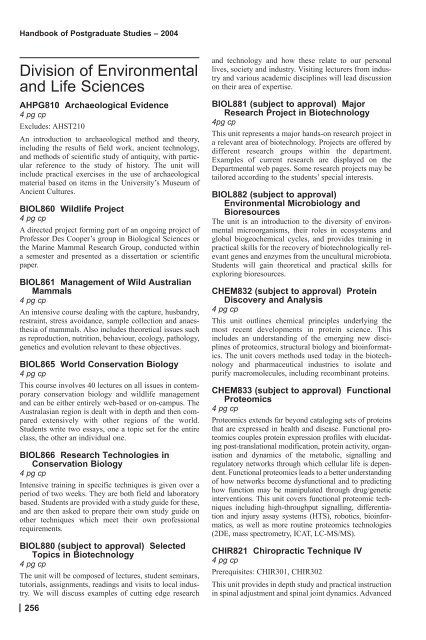 Print PG 1-lots - Macquarie University Handbooks