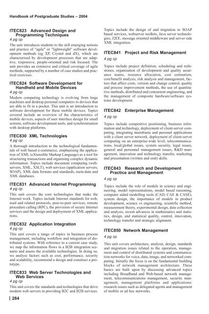 Print PG 1-lots - Macquarie University Handbooks