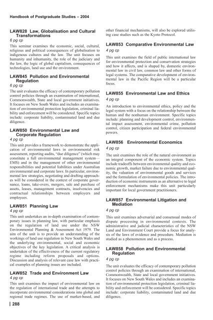 Print PG 1-lots - Macquarie University Handbooks