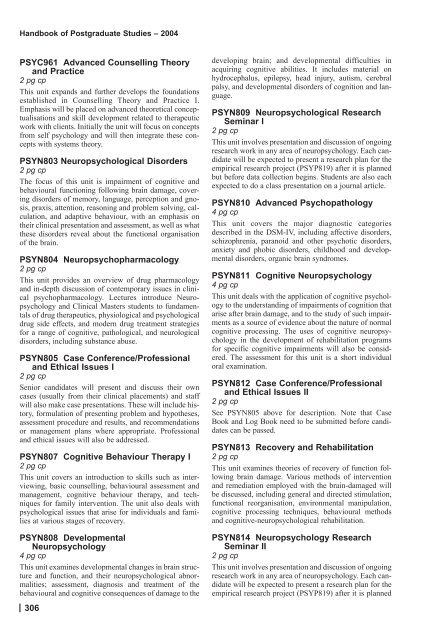 Print PG 1-lots - Macquarie University Handbooks